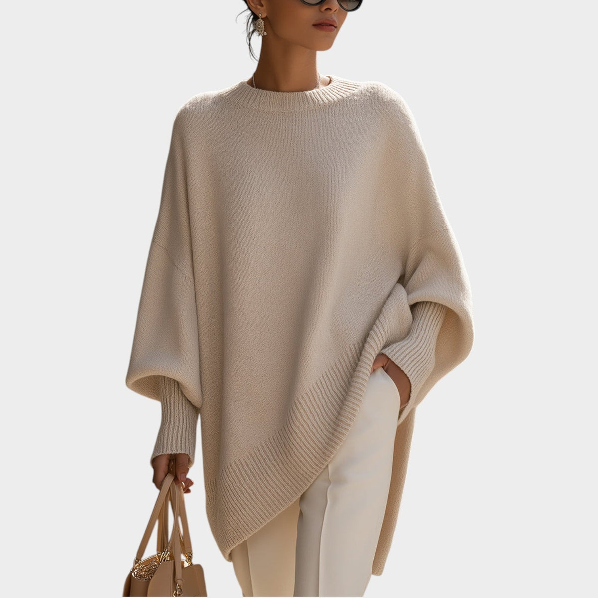 Sophisticated | Oversized Knit Sweater