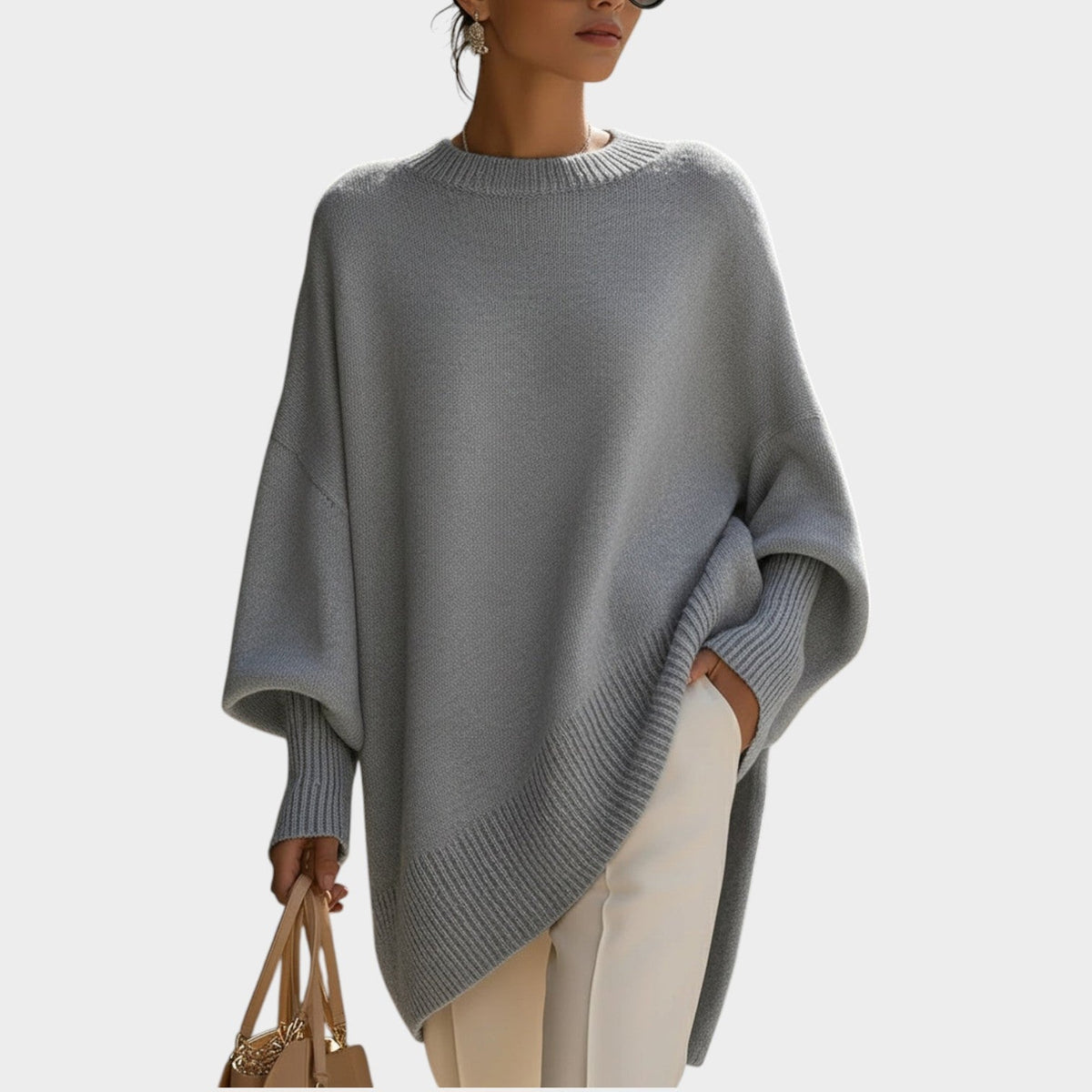 Sophisticated | Oversized Knit Sweater