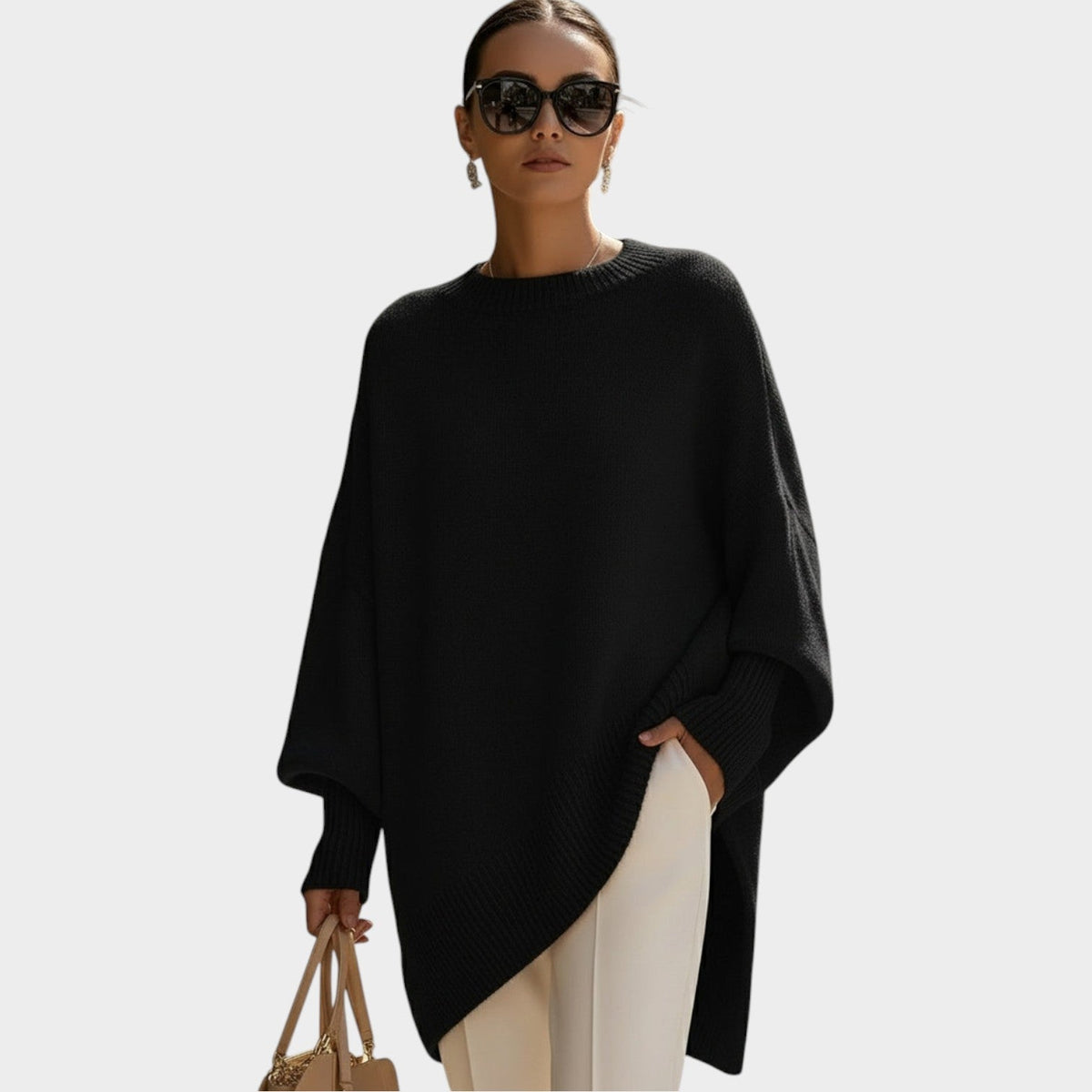 Sophisticated | Oversized Knit Sweater