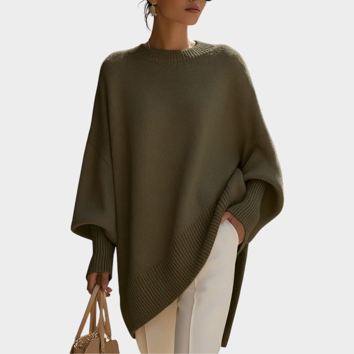 Sophisticated | Oversized Knit Sweater