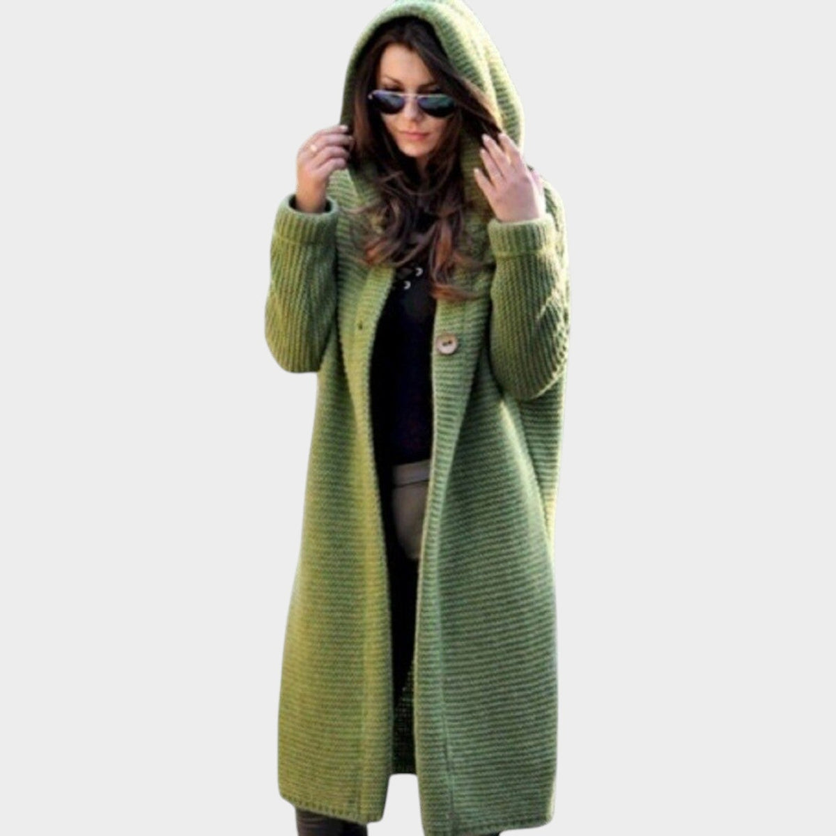 Women's  Timeless Style Hooded Knit | Cardigan